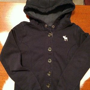 Abercrombie & Fitch Tops - Abercrombie button up hoodie. Size M Abercrombie & Fitch Tops - Abercrombie button up hoodie. Size M